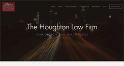 Desktop Screenshot of houghtonlawfirm.com